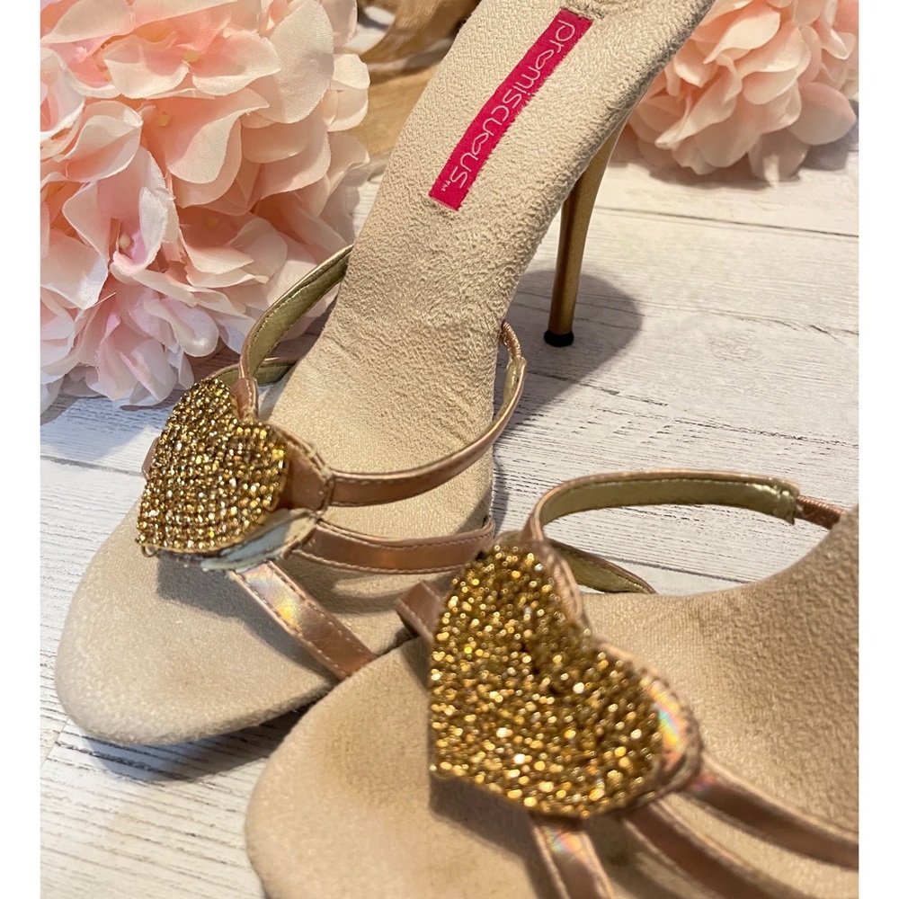 PR💗MISCU💗US GOLDEN SANDALS - Picture 10 of 10